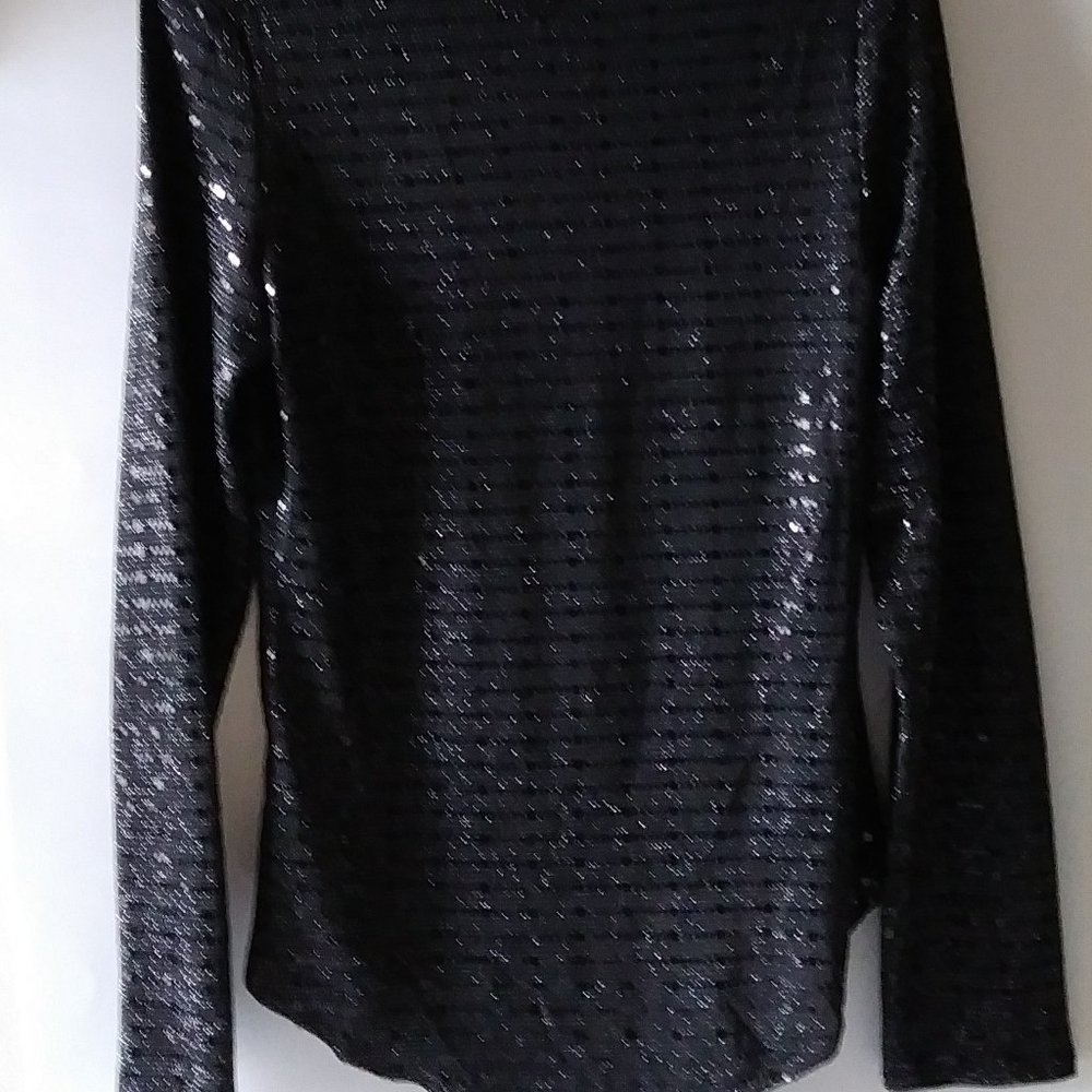 Iris Black Bodysuit Long Sleeve Large - Picture 13 of 16